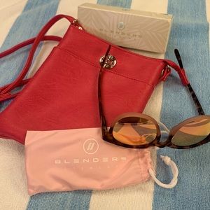 Sunglasses by Blenders Eyewear, polarized, Heart Rush color.